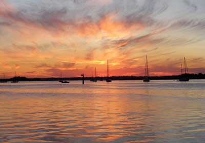 Sunset on Amelia River